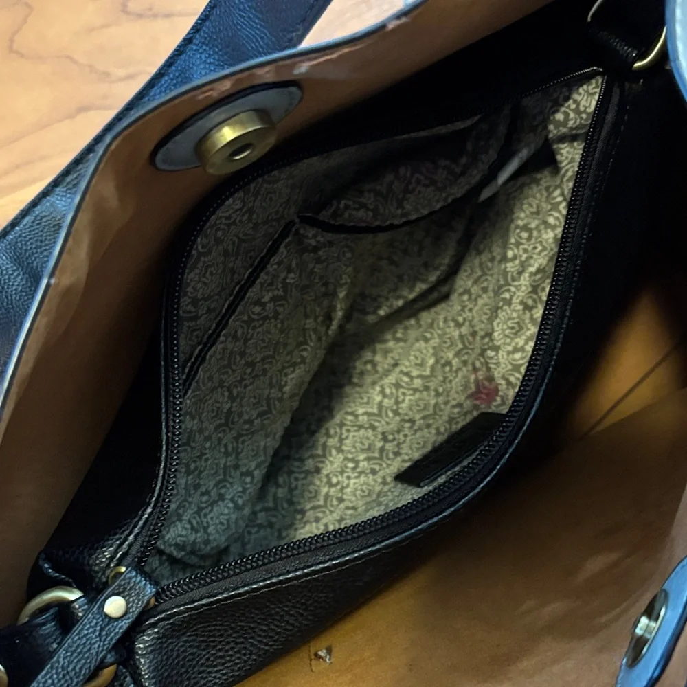 Gray Leather Women's Bag - Picture 2 of 7